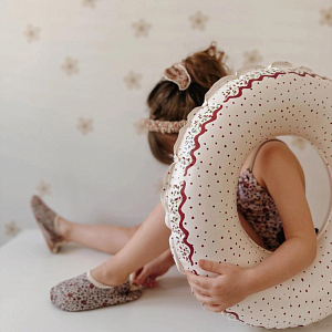 Круг надувной Mrs. Ertha "Unique Dots", шоколадная крошка, 45 см